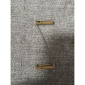 Antique Gold Filled? Single Chain, Double Bar Tie Pin 1" Each Pin‎